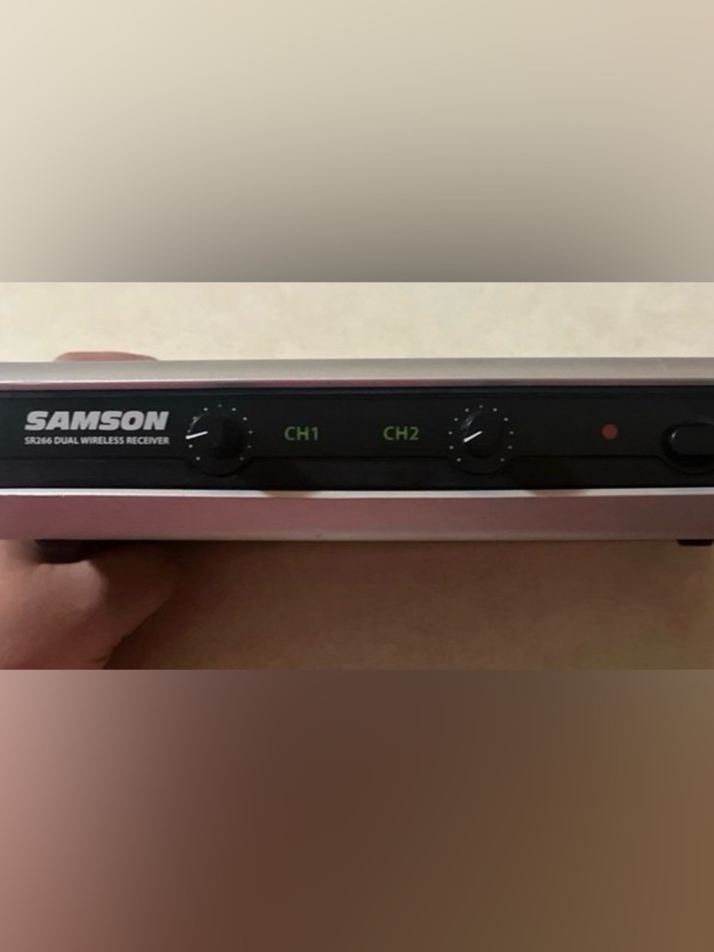 Samson SR 266 dual wireless receiver - NOT TESTED